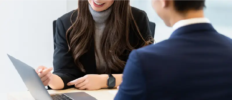 業務のサポート風景